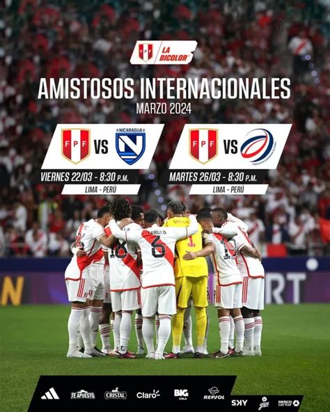 amistosos internacionales peru